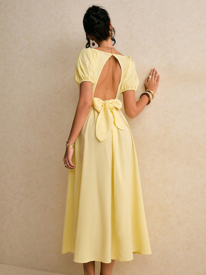 Rochie midi SHEIN, galben