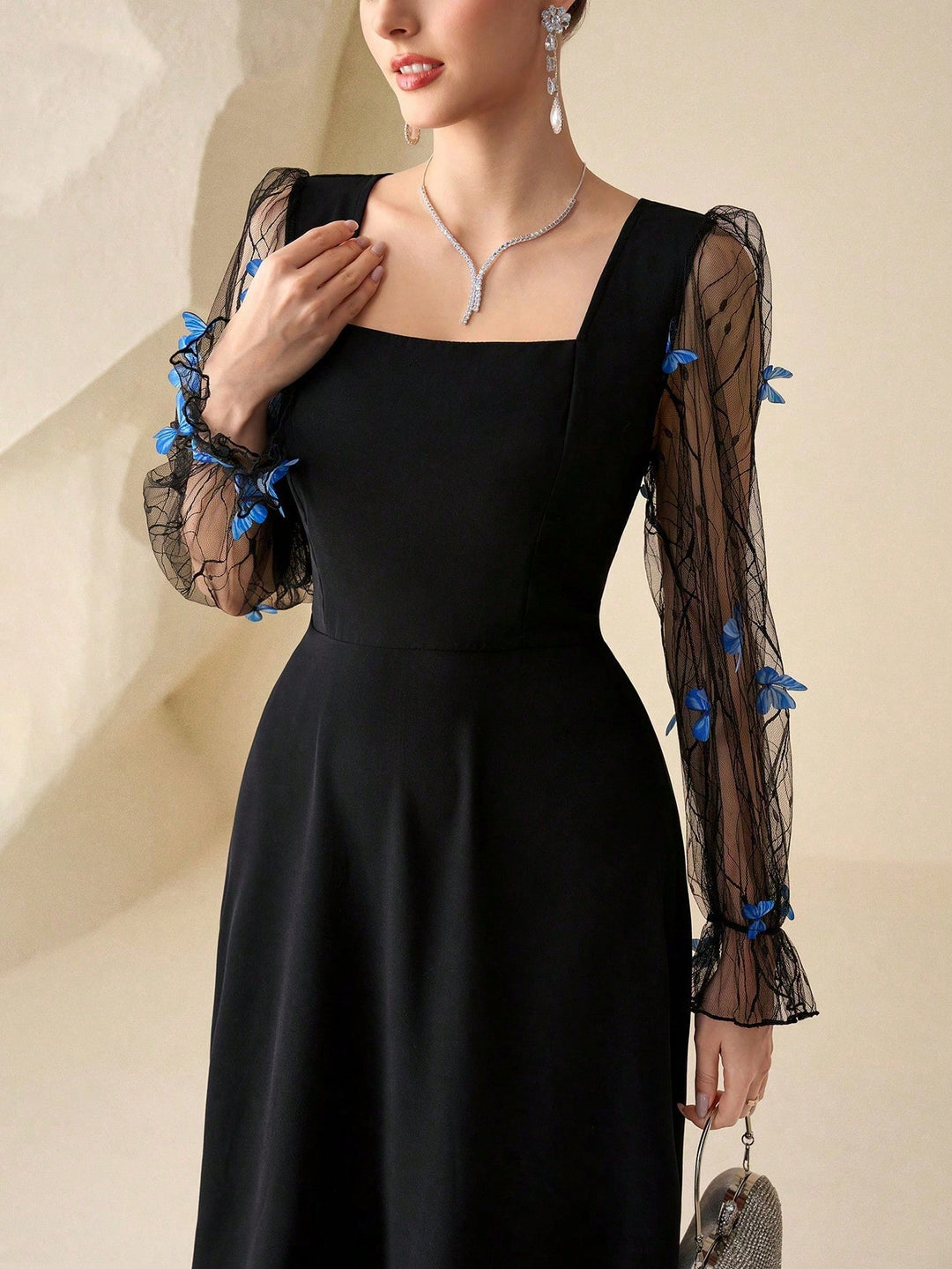 Rochie maxi SHEIN, negru