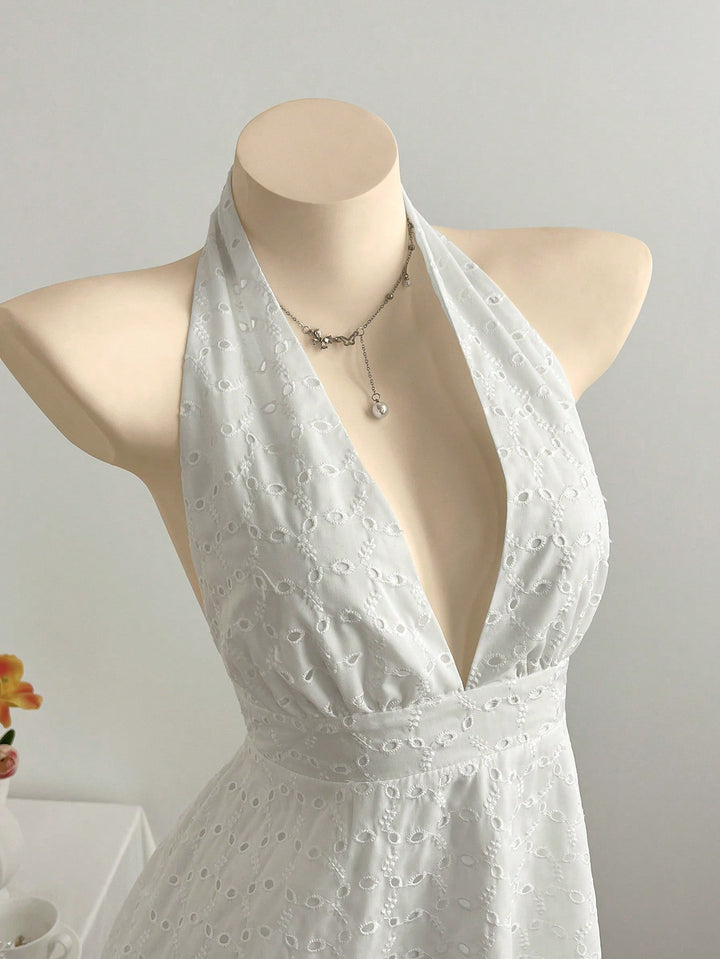Rochie midi SHEIN, alb