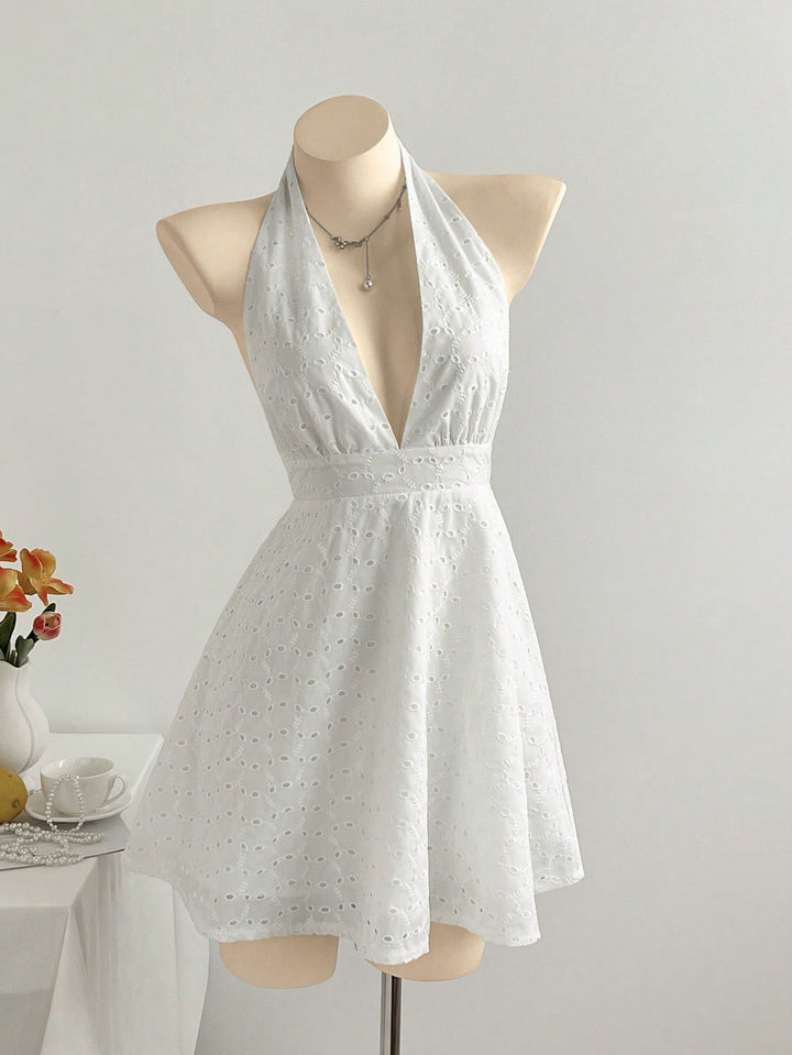 Rochie midi SHEIN, alb