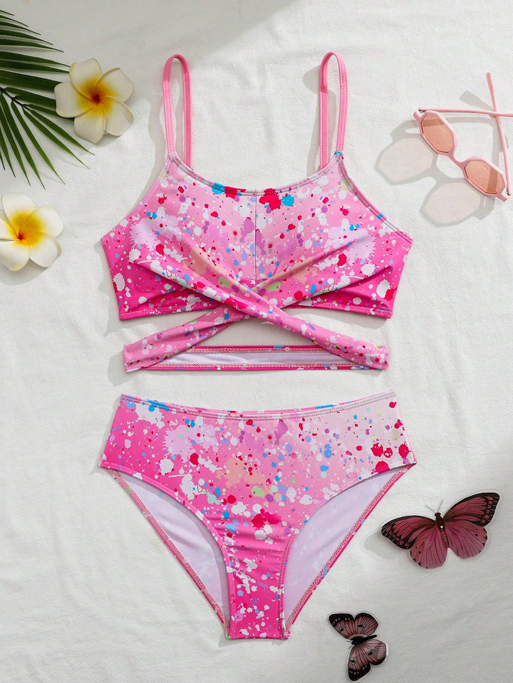 Costum de baie SHEIN, roz