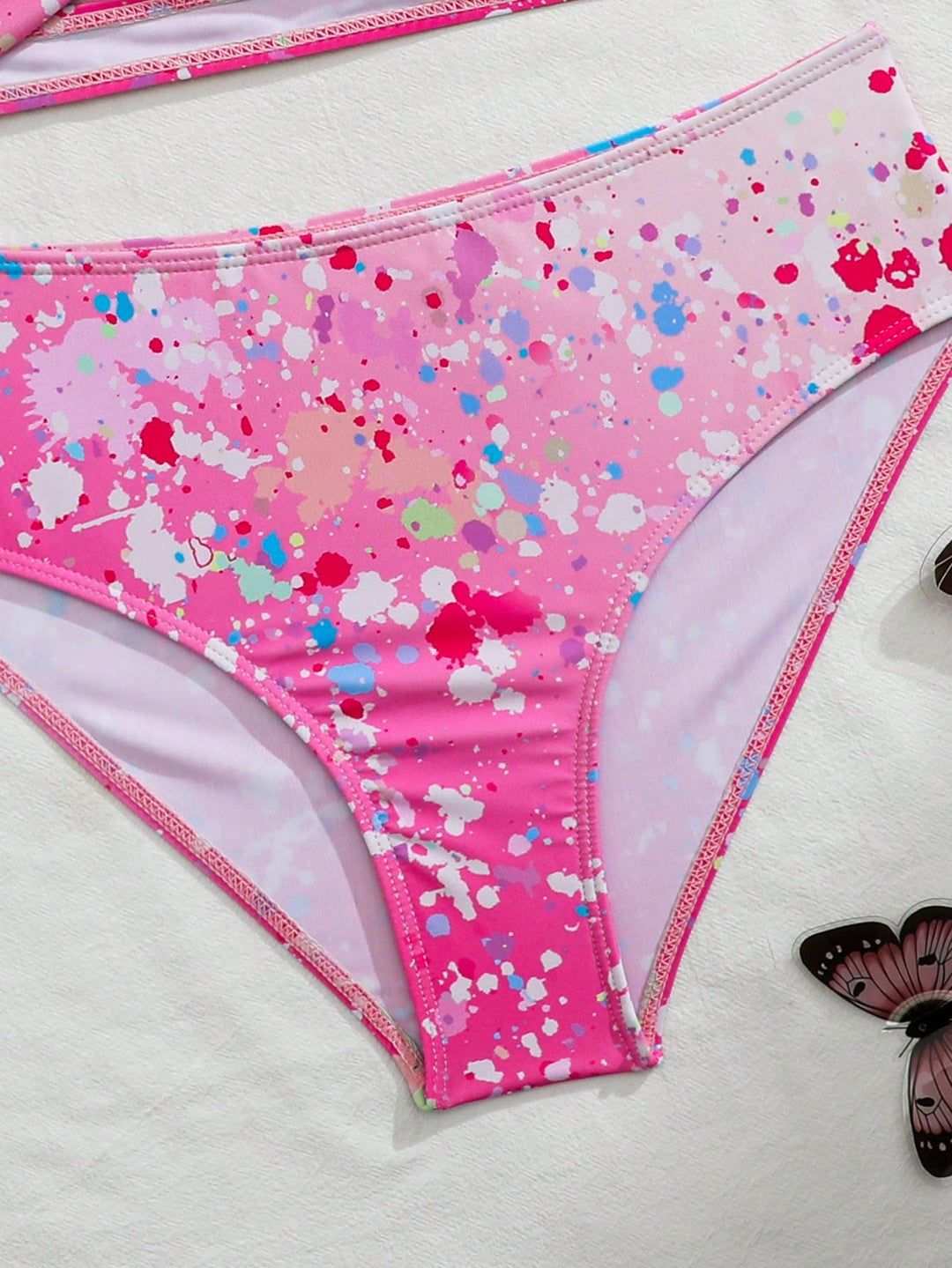 Costum de baie SHEIN, roz
