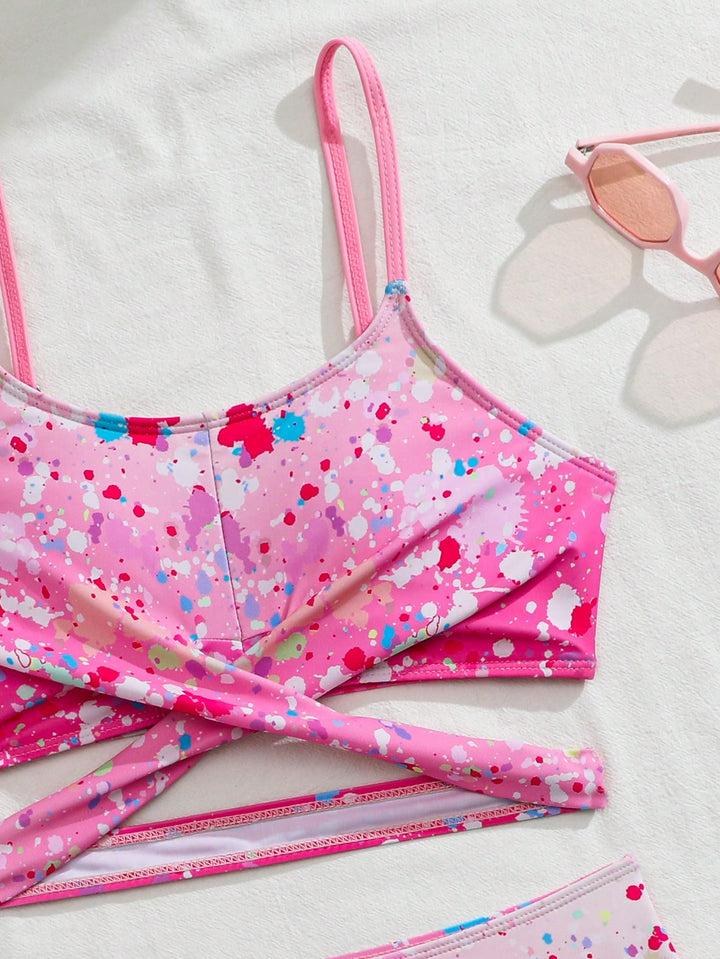 Costum de baie SHEIN, roz