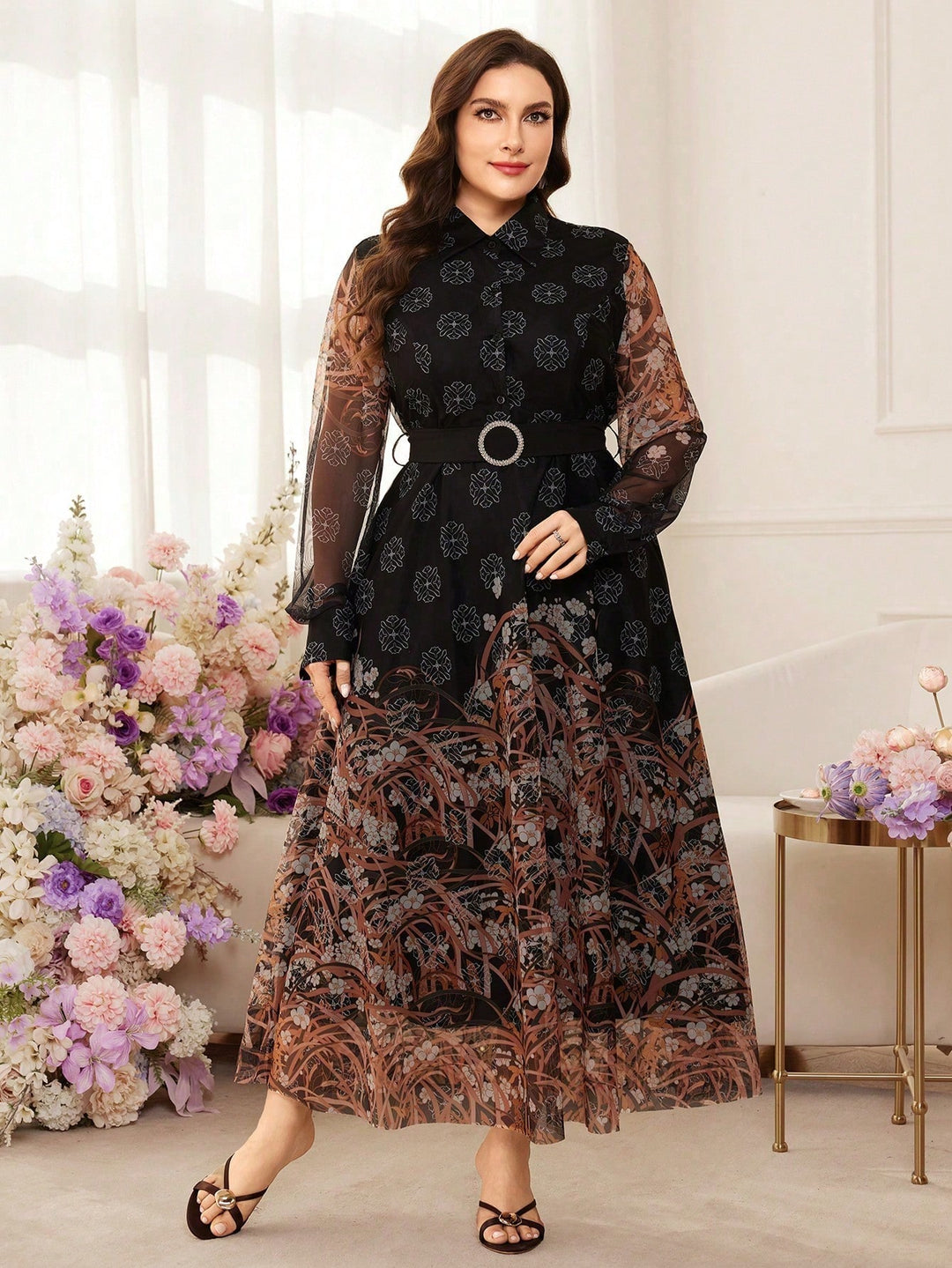 Rochie SHEIN, mix culori