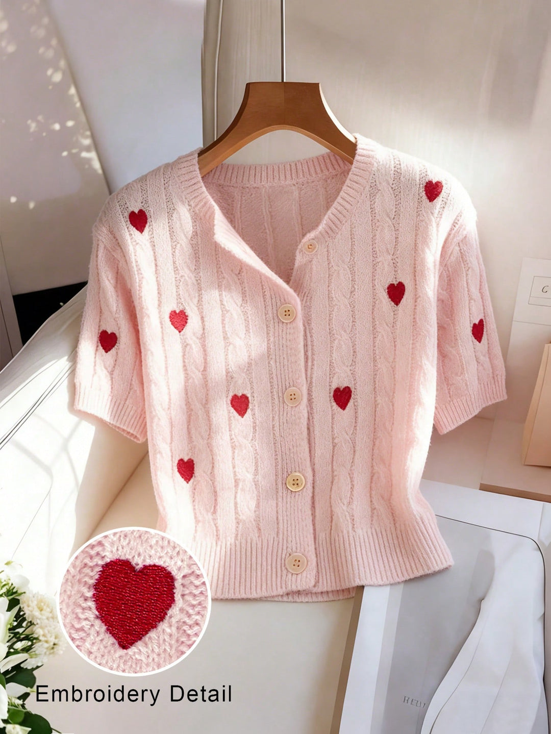 Cardigan SHEIN, roz