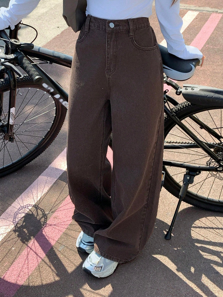 Jeans SHEIN, maro