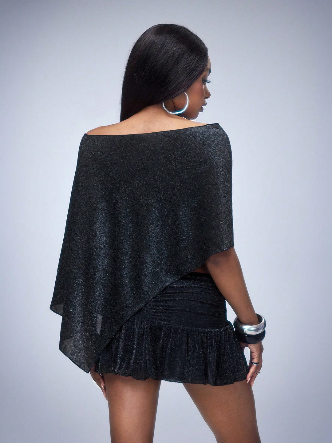 Top SHEIN, argintiu