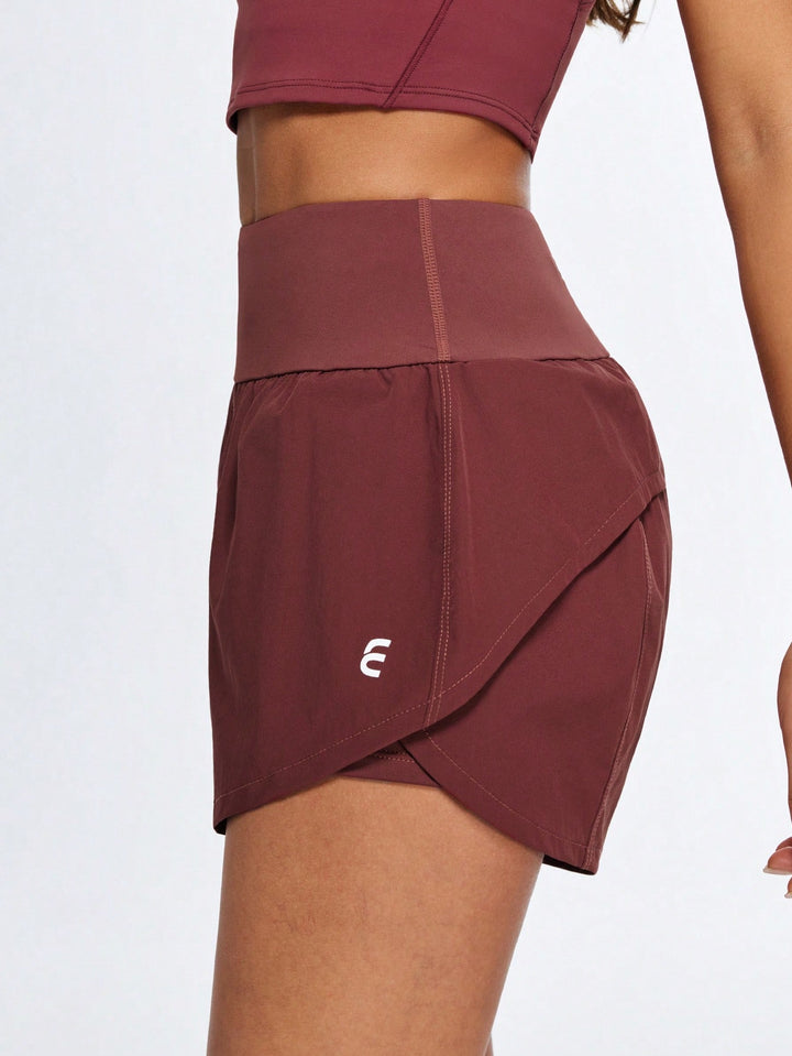 Pantaloni scurți SHEIN, vișiniu