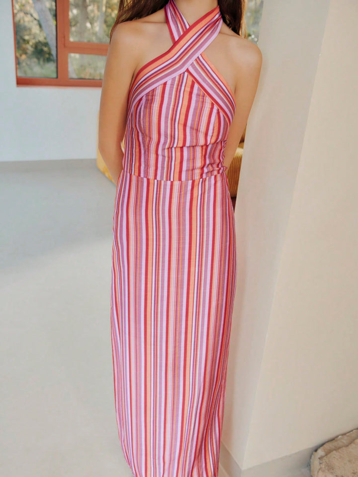 Rochie maxi SHEIN, mix culori
