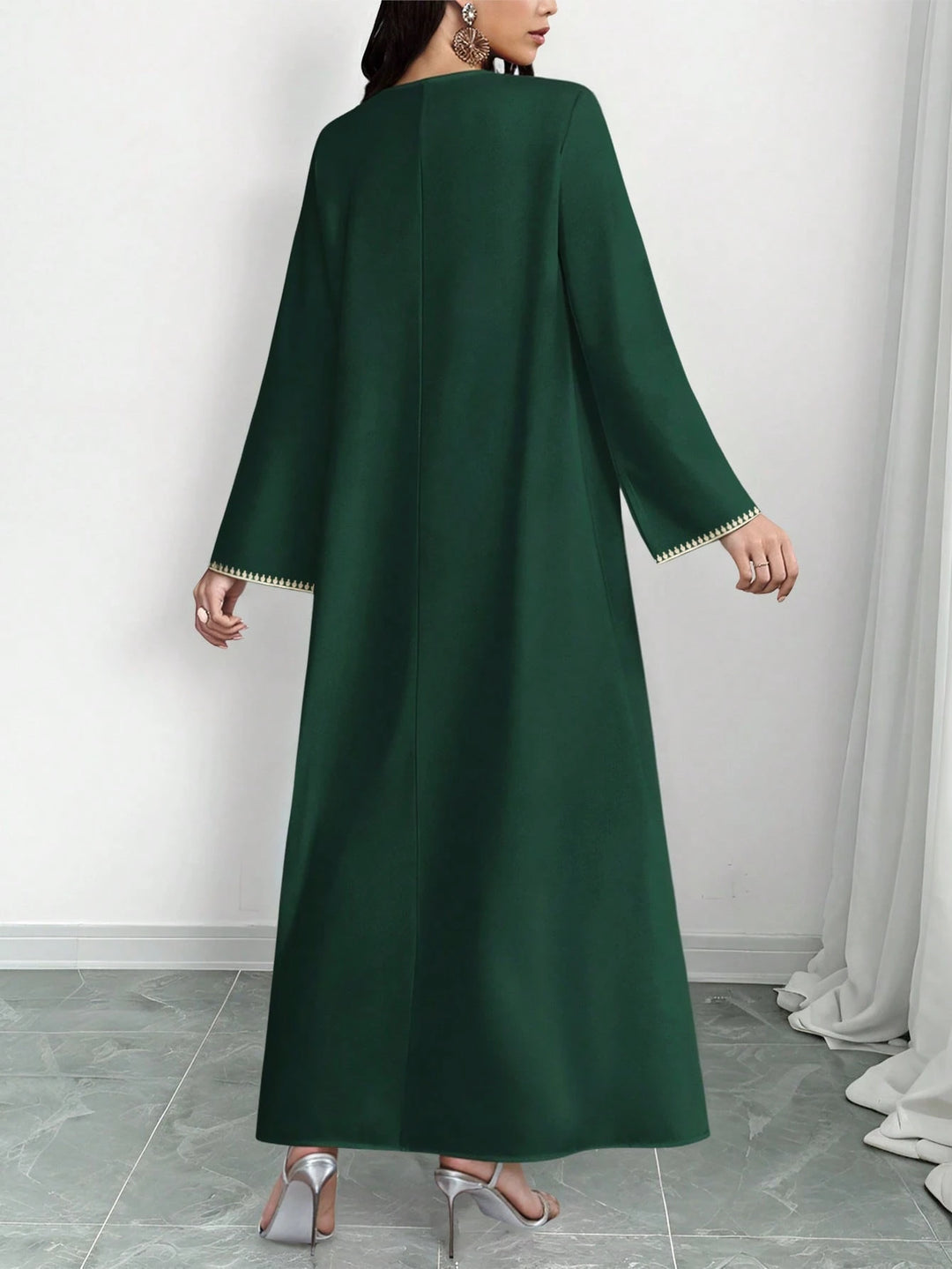 Rochie maxi SHEIN, verde