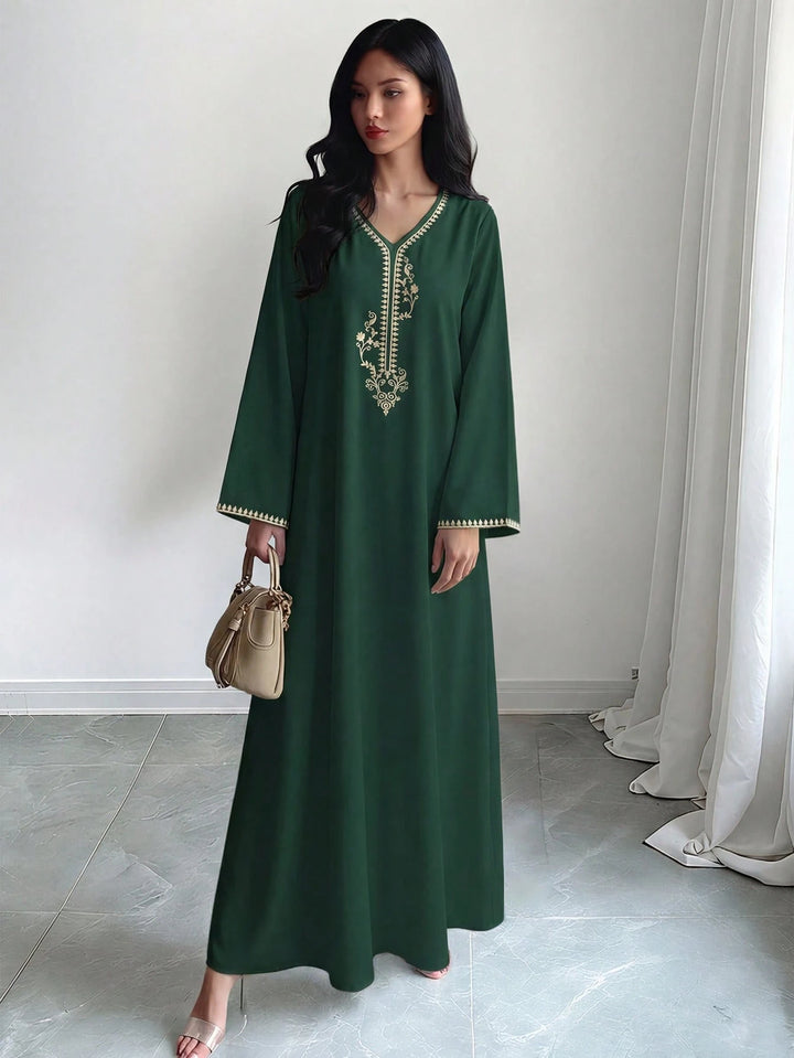 Rochie maxi SHEIN, verde