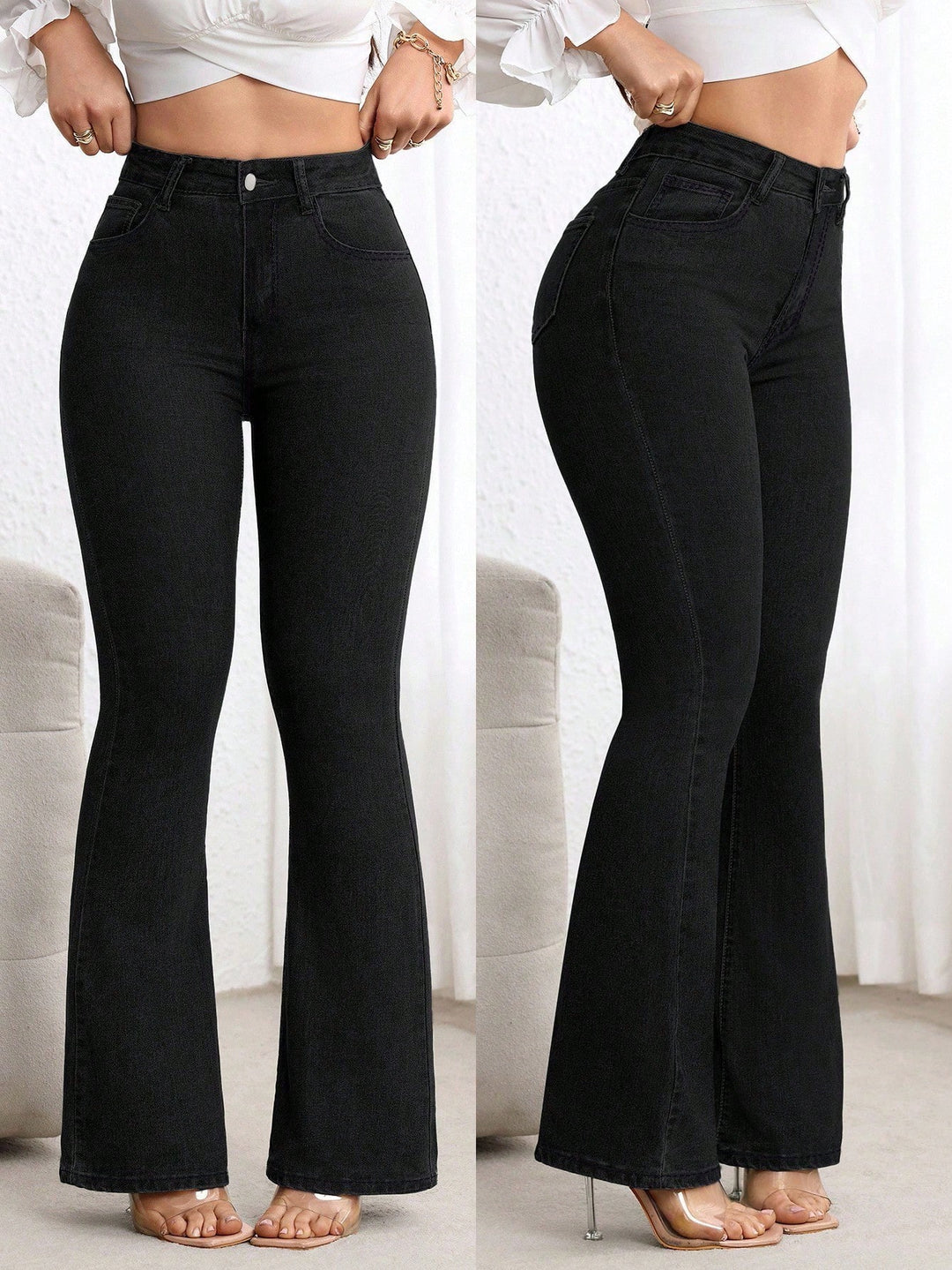 Jeans SHEIN, negru