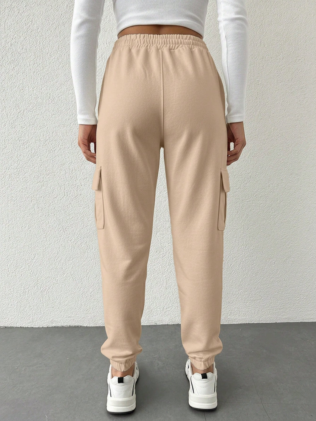 Pantaloni SHEIN, crem