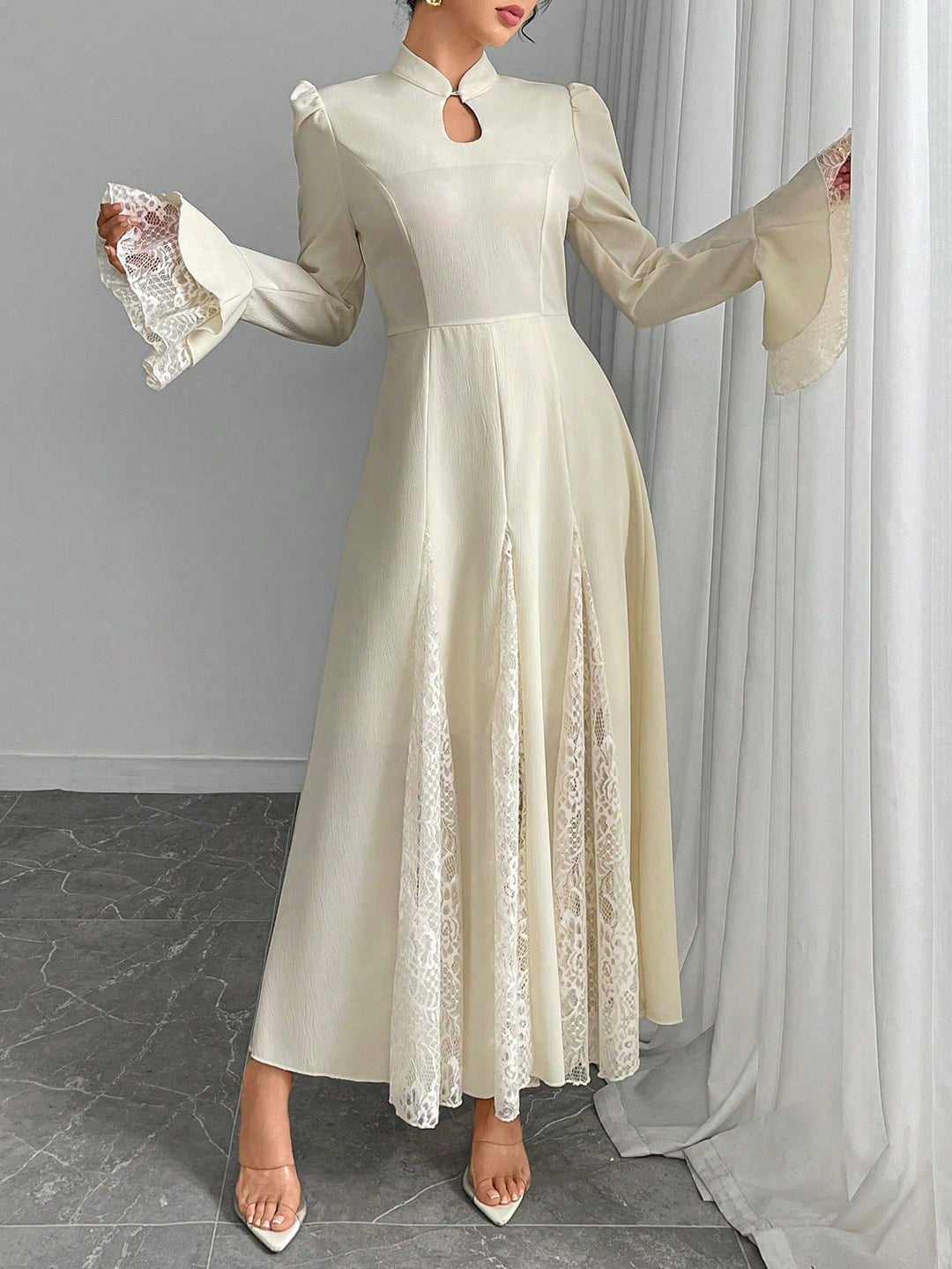 Rochie maxi SHEIN, portocaliu