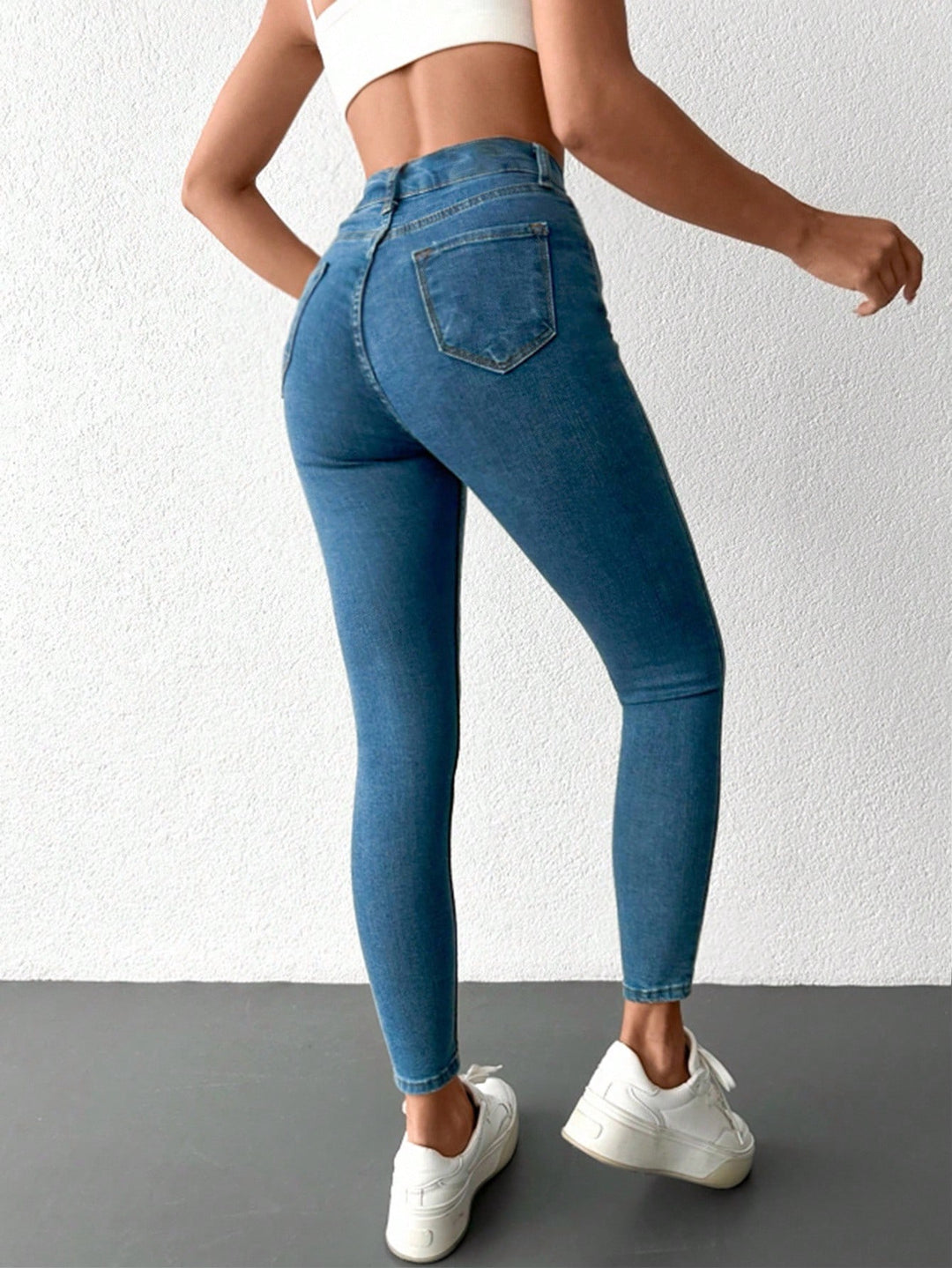 Jeans SHEIN, albastru