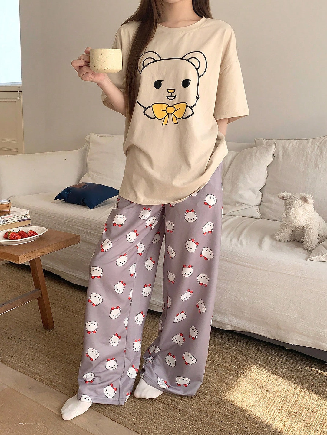Pijama SHEIN, bej