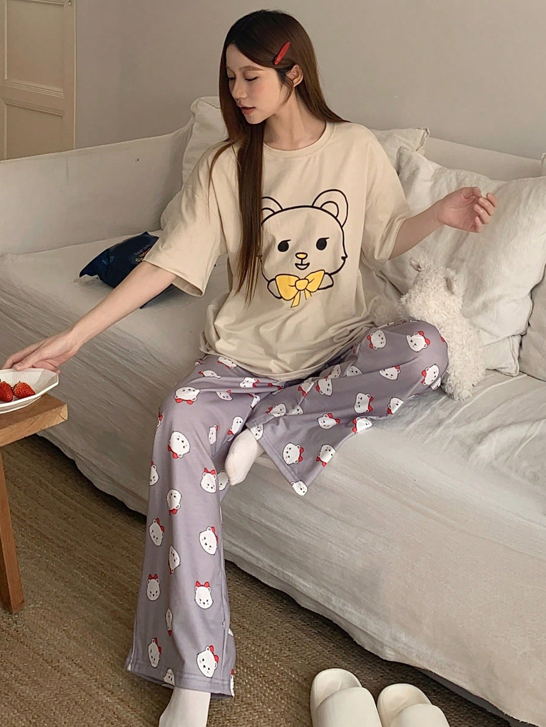 Pijama SHEIN, bej