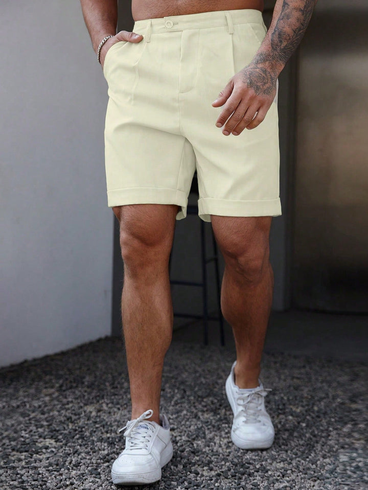 Pantaloni scurți SHEIN, bej