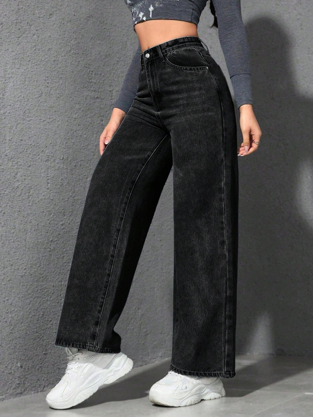 Jeans SHEIN, negru