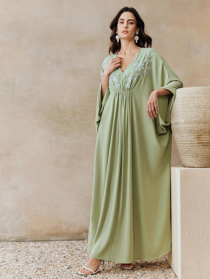 Rochie maxi SHEIN, verde