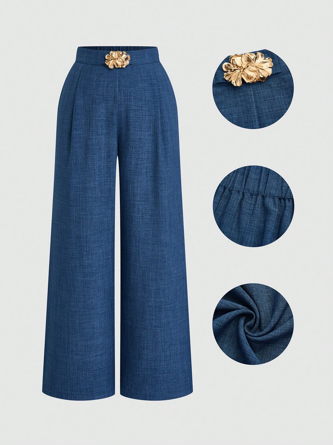 Pantaloni SHEIN, albastru