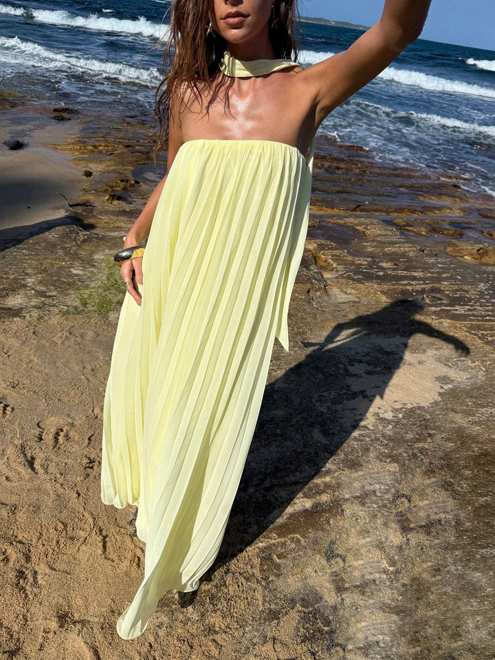 Rochie maxi SHEIN, galben
