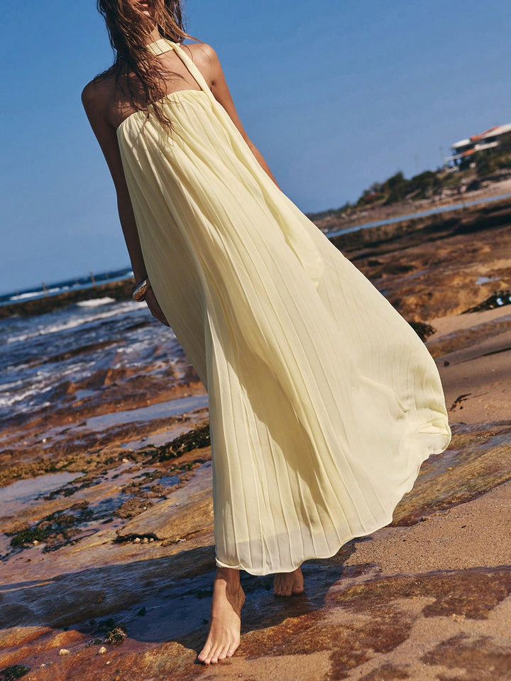 Rochie maxi SHEIN, galben