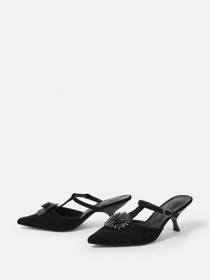 Pantofi cu toc SHEIN, negru