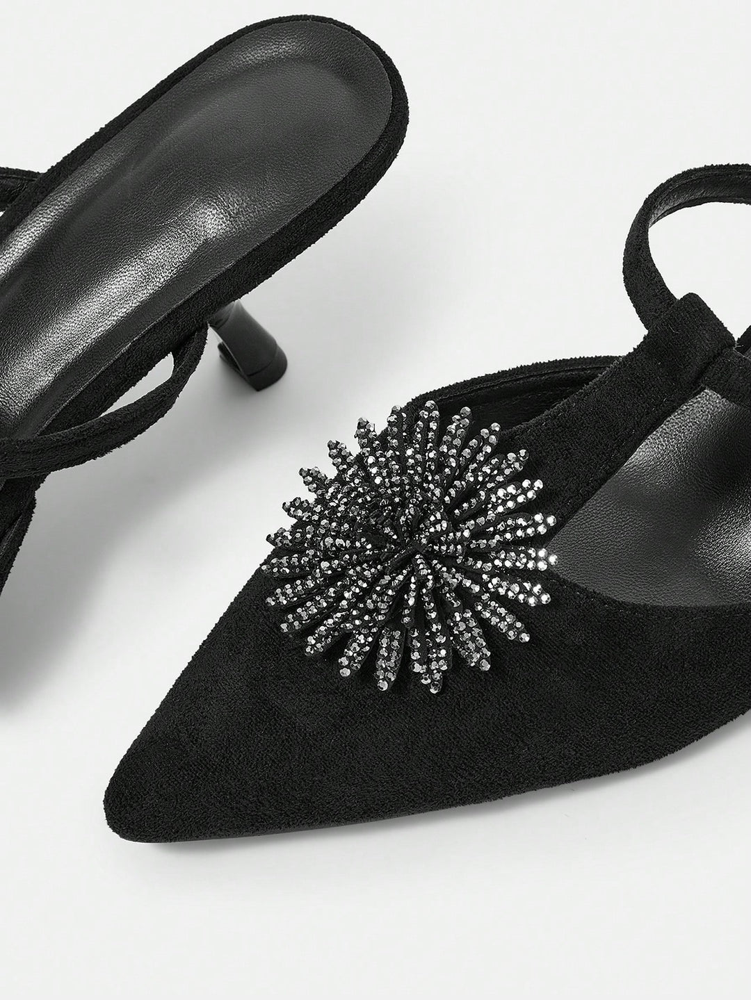 Pantofi cu toc SHEIN, negru