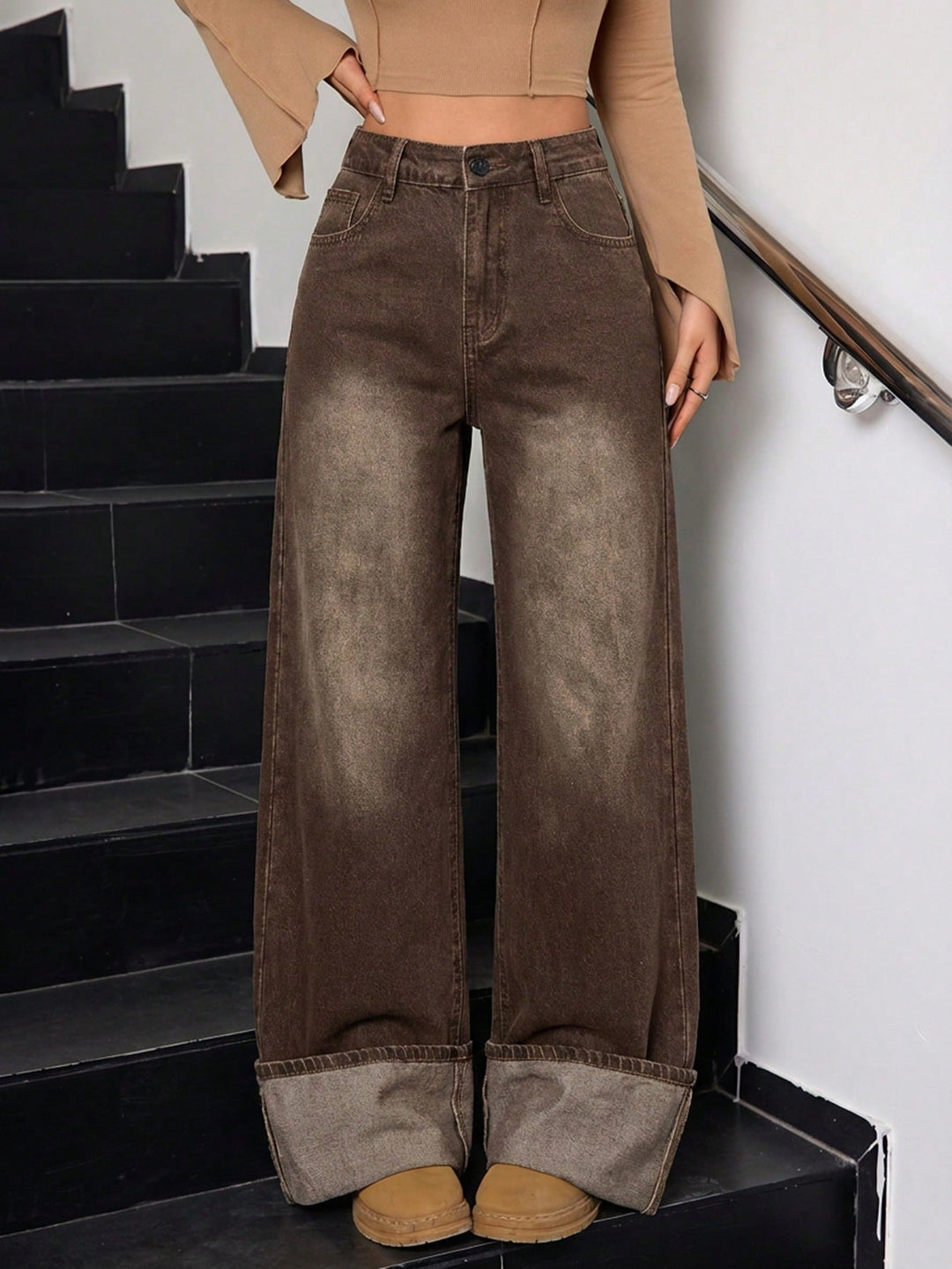 Jeans SHEIN, maro