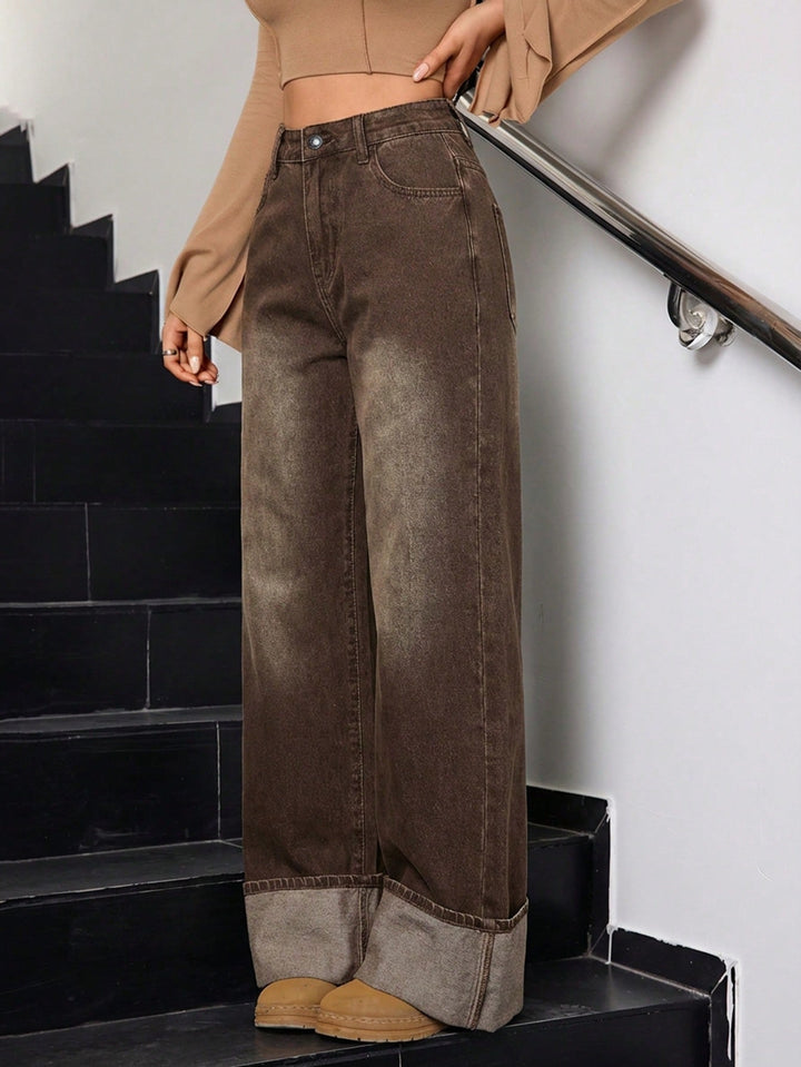 Jeans SHEIN, maro