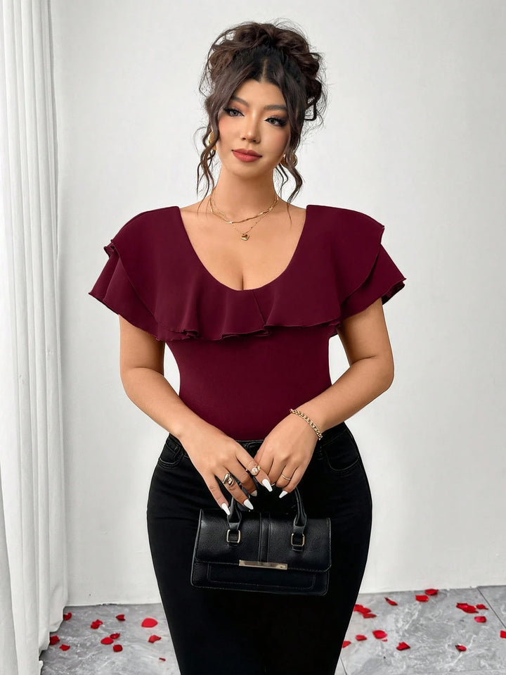 Body SHEIN, vișiniu