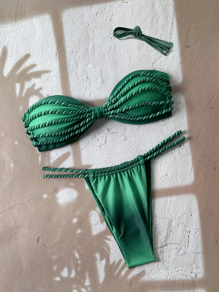 Set bikini SHEIN, verde