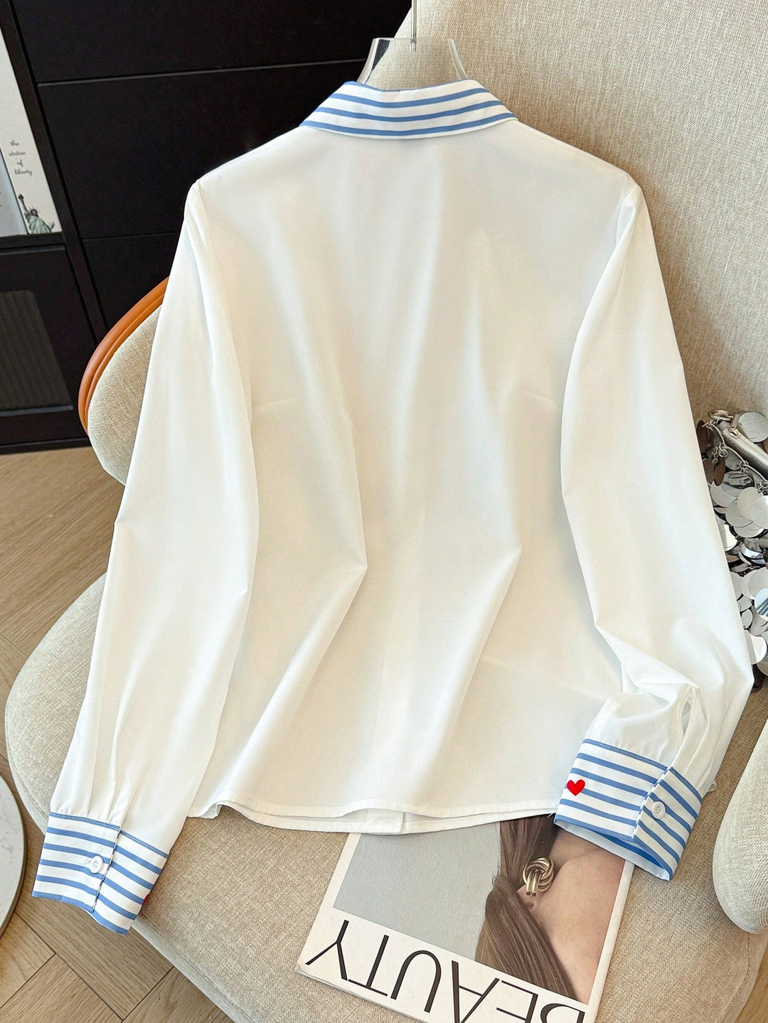 Bluza casual SHEIN, alb
