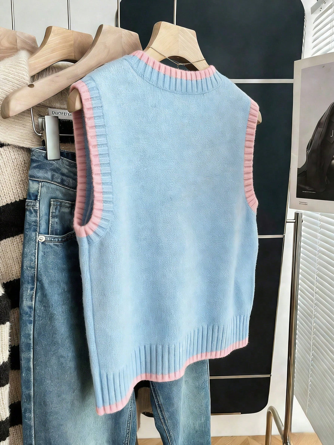 Top fără mâneci SHEIN, turcoaz