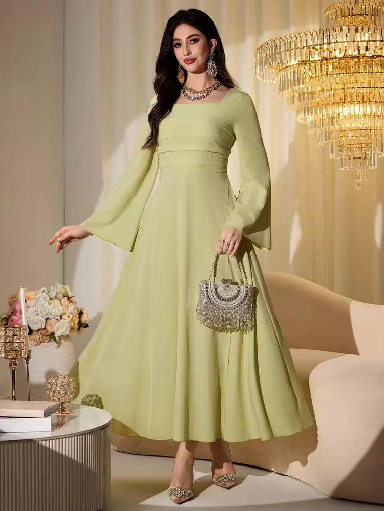 Rochie maxi SHEIN, verde