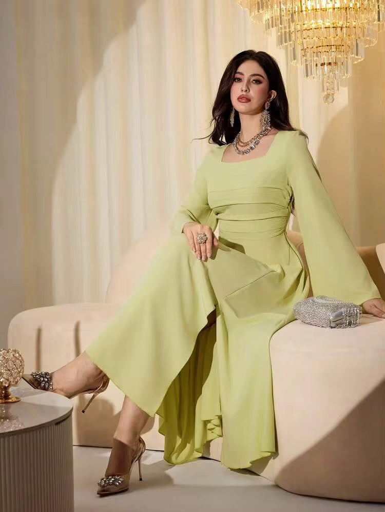 Rochie maxi SHEIN, verde