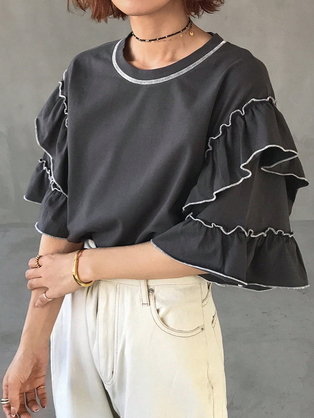 Tricou SHEIN, gri