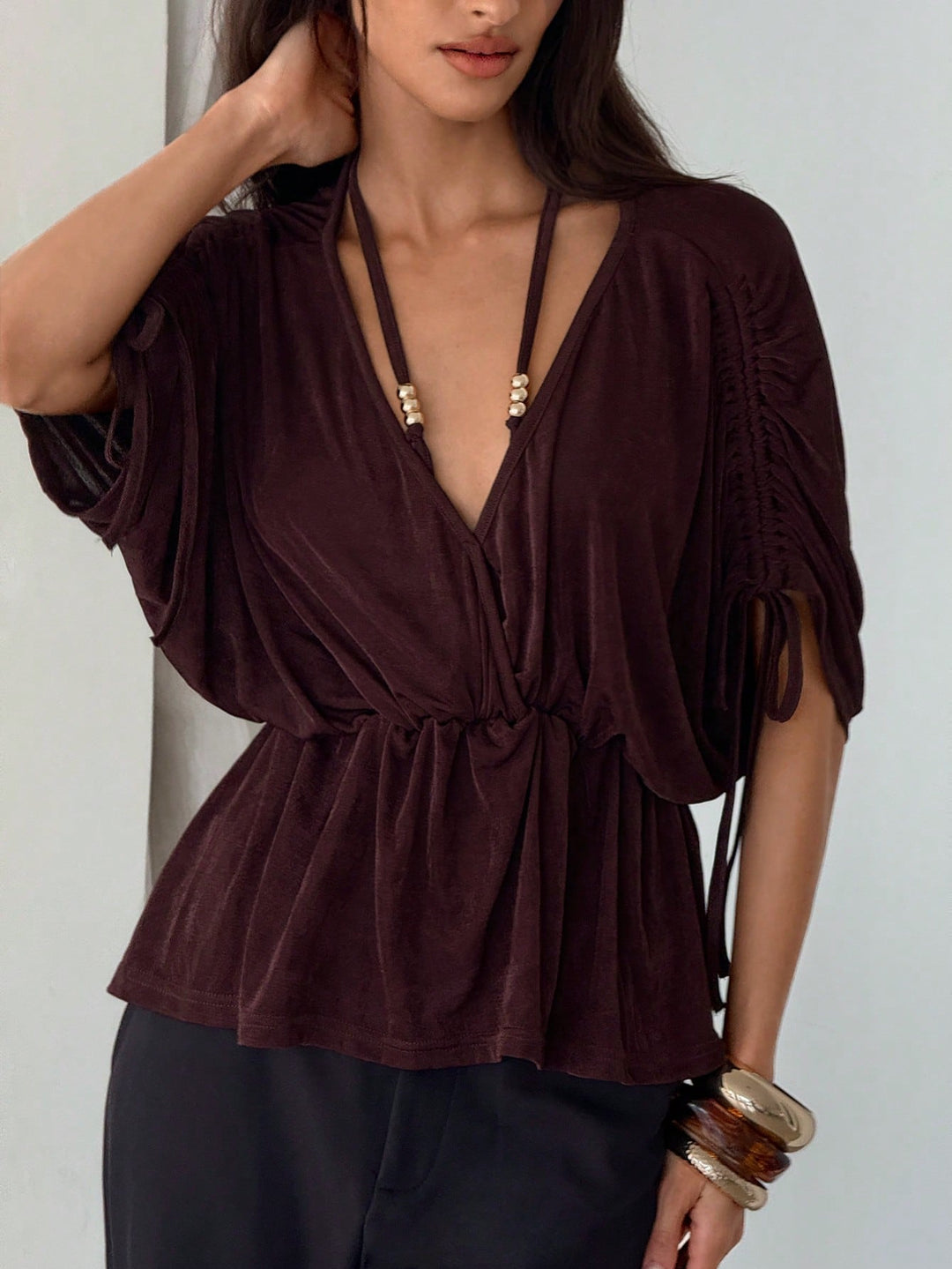 Bluza SHEIN, maro
