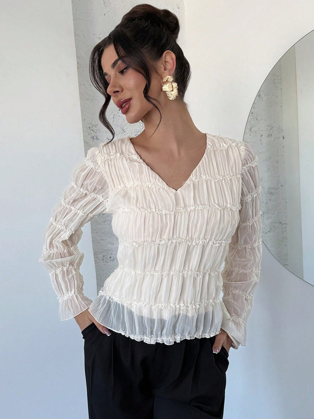 Bluza SHEIN, portocaliu