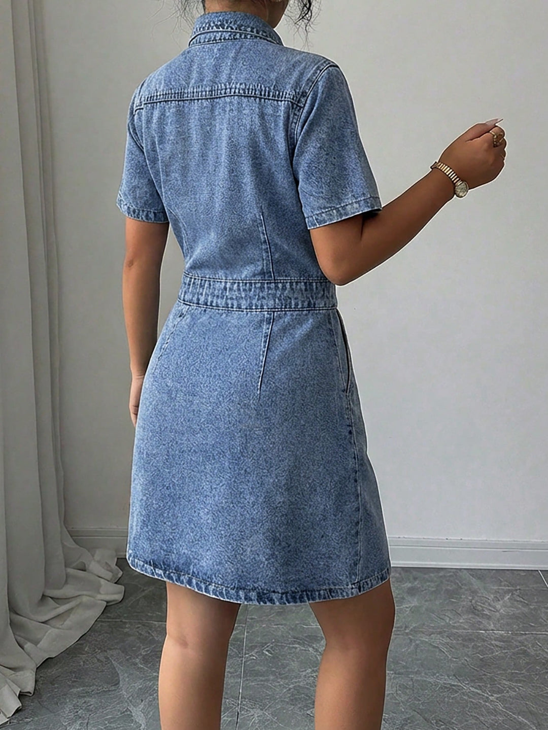Shein farmerruha, kék