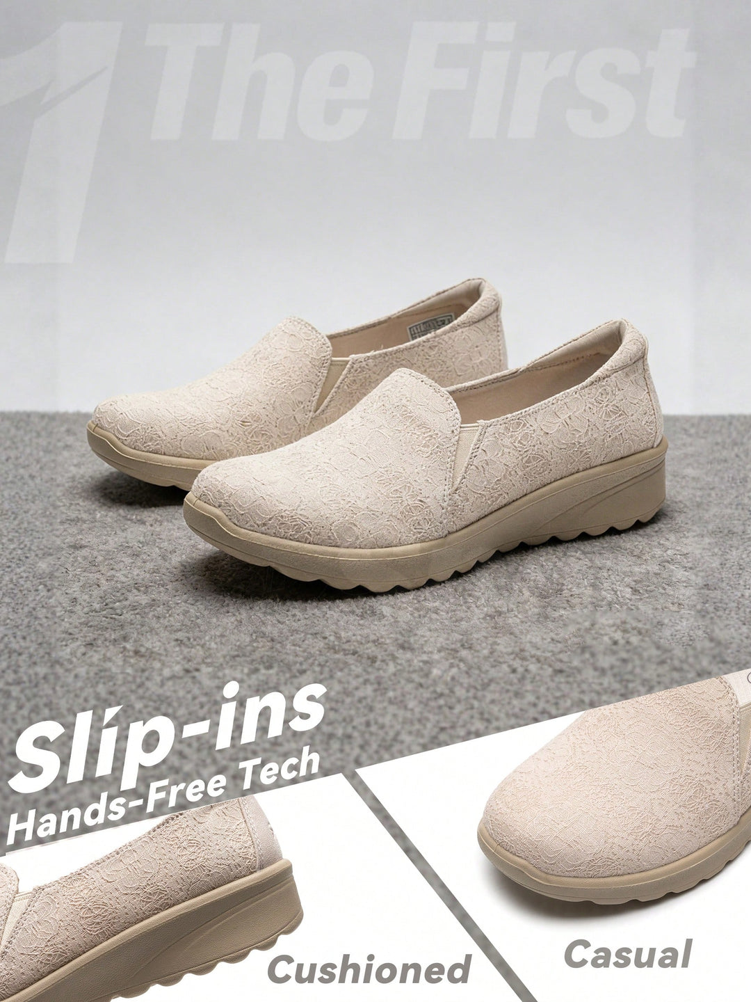 Pantofi SKECHERS, bej