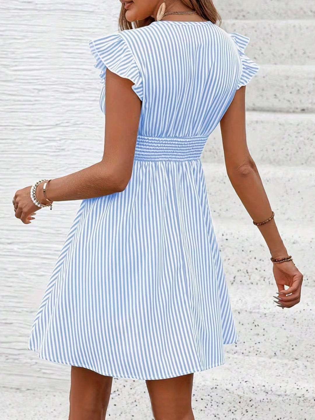 Rochie scurtă SHEIN, albastru