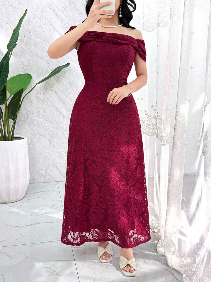 Rochie maxi SHEIN, vișiniu