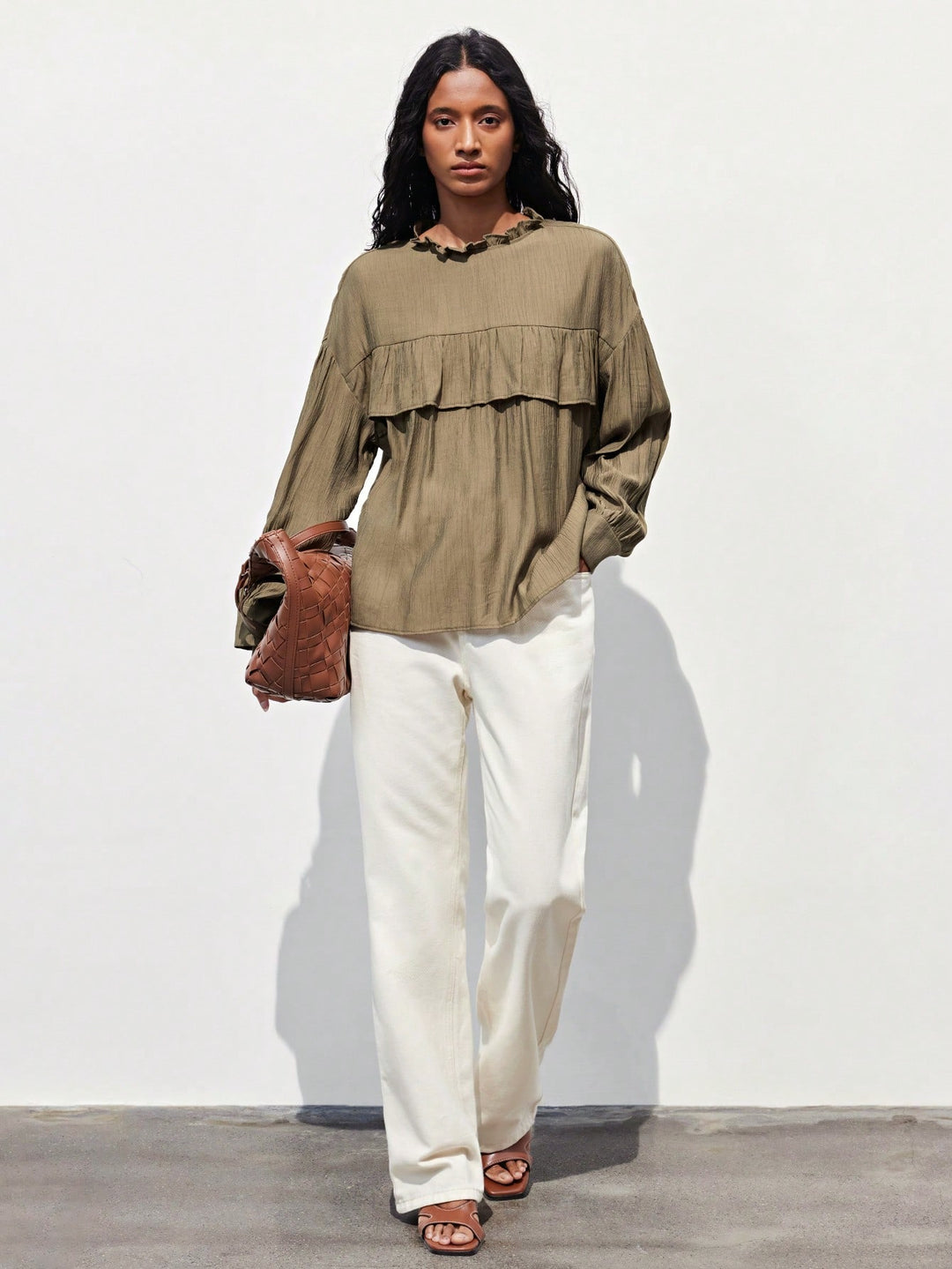 Bluza SHEIN, kaki