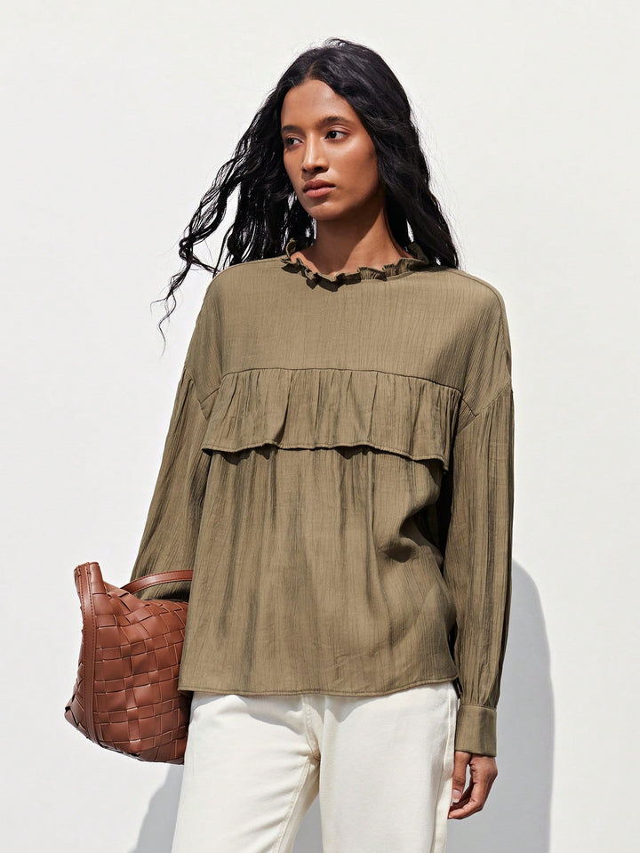 Bluza SHEIN, kaki