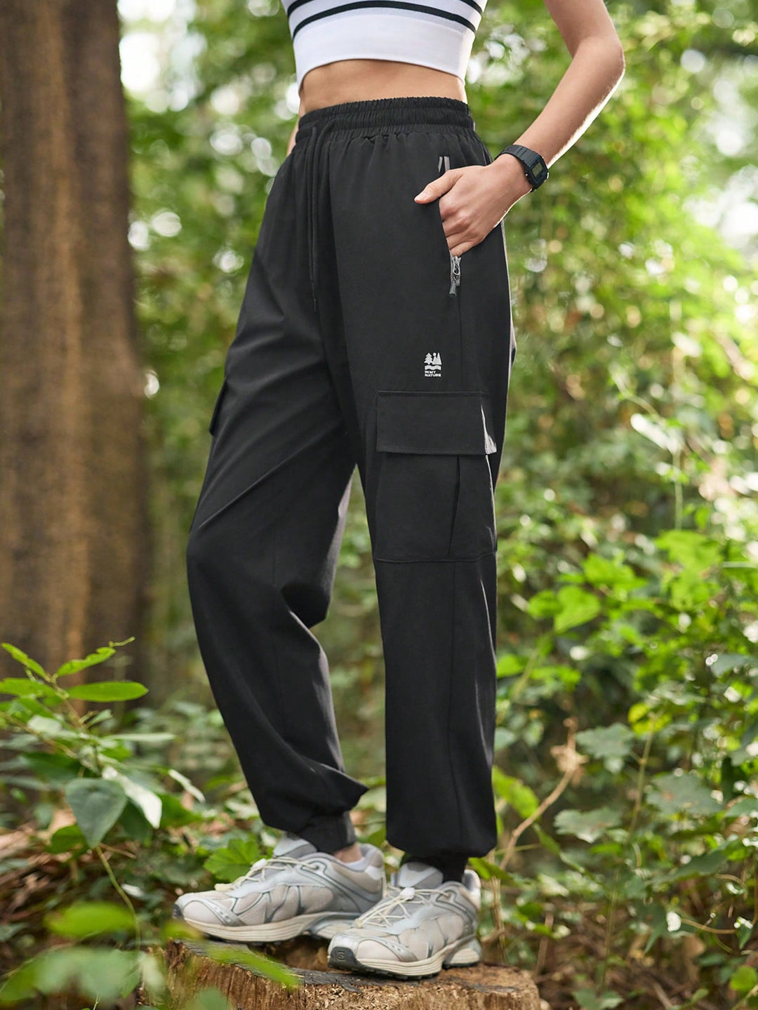 Pantaloni SHEIN, negru