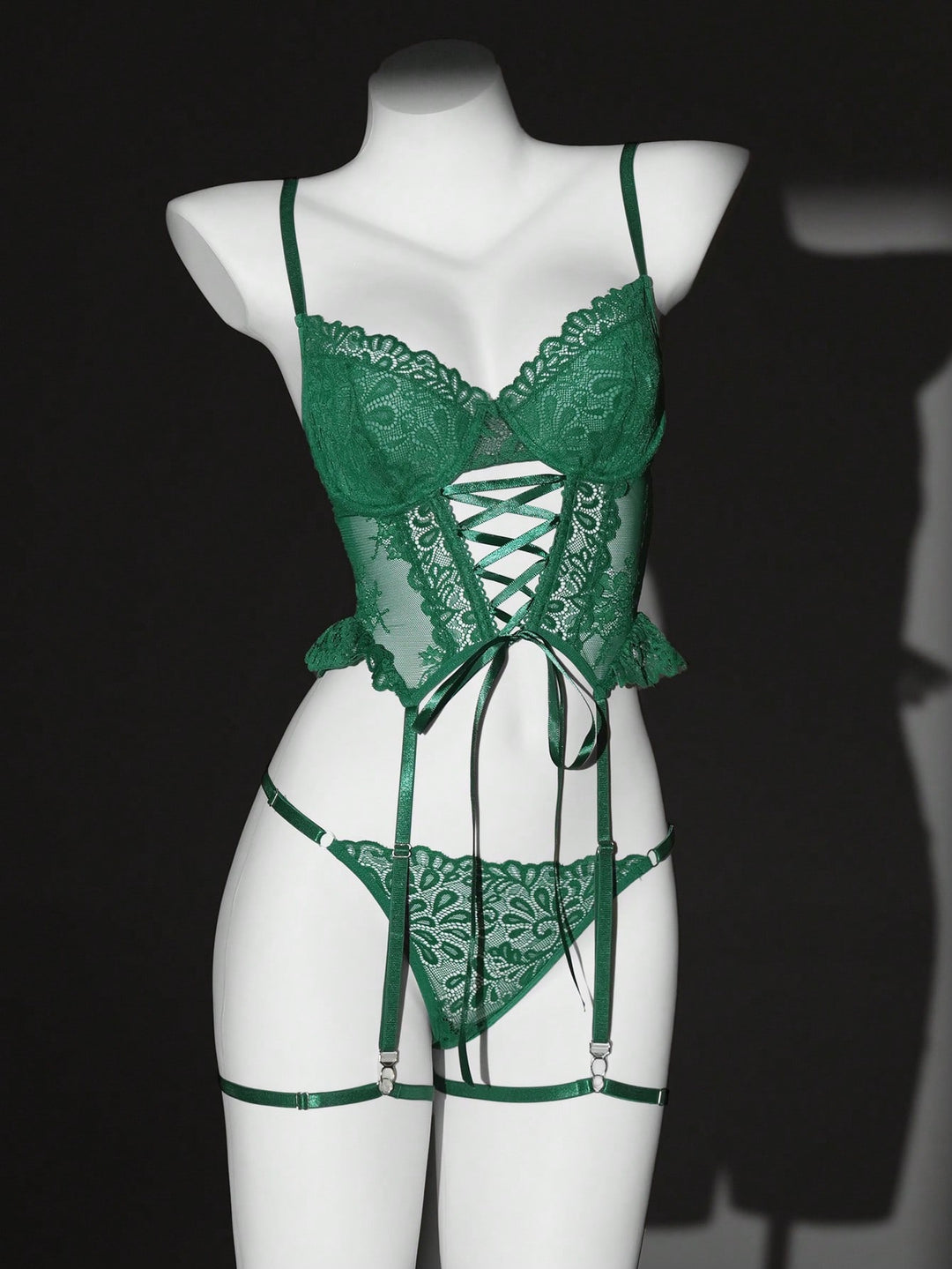 Set lenjerie SHEIN, verde