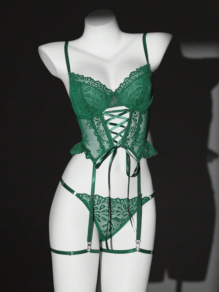 Set lenjerie SHEIN, verde