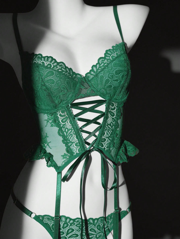 Set lenjerie SHEIN, verde